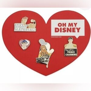 Oh My Disney Prince Pin Set of 4
NWT